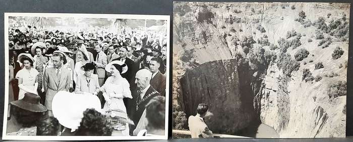 **RARE: 1947 Royal Visit to South Africa Official Photograph Lot #1 (SA Railways).**