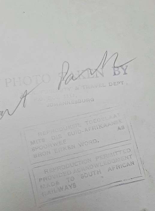 **RARE: 1947 Royal Visit to South Africa Official Photograph Lot #2 (SA Railways).**