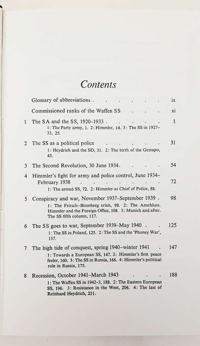** WW2 : History of the SS(1922-45)  Hardcover Illustrated Book .**