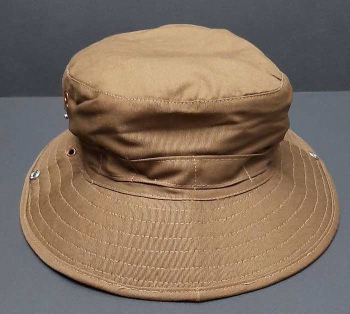 BID PER ITEM - UNISSUED: 1980s SADF Nutria Fielddress Bush Hat 'Boshoed' (Size: 63).