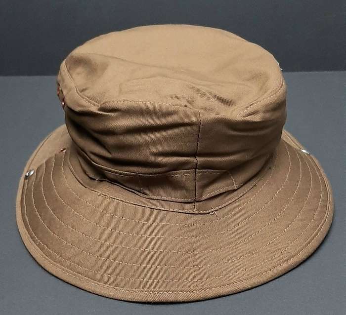 BID PER ITEM - UNISSUED: 1980s SADF Nutria Fielddress Bush Hat 'Boshoed' (Size: 63).