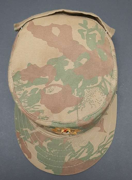 **Border War : 1980s Fielddress 2nd Patt. Camouflage Cap w/ Neckflap**