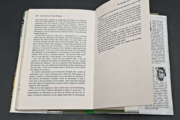 **Rhodesian Bush War: 1971 ' The Silent War: The fight for Southern Africa' H/C Book (Illustrated)**