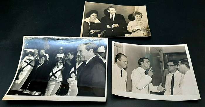 **RARE: 1967/68 Dr. Chris Barnard & Heart Team Press-Release Photograph Lot#2  **