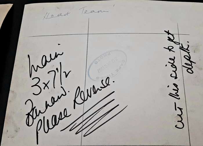 **RARE: 1967/68 Dr. Chris Barnard & Heart Team Press-Release Photograph Lot#2  **