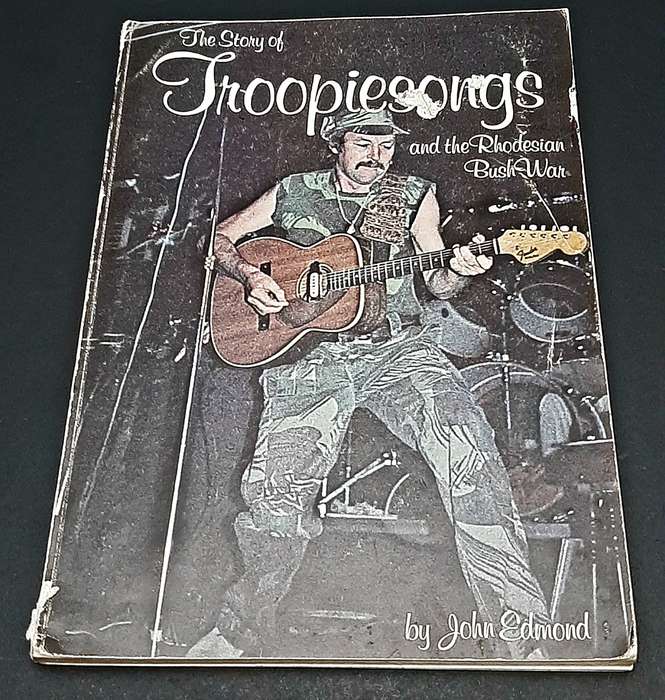 **Rhodesian Bush War: 1970s Rhodesian Armed Forces 'Troopie Songs' Music Book S/cover (USED).**