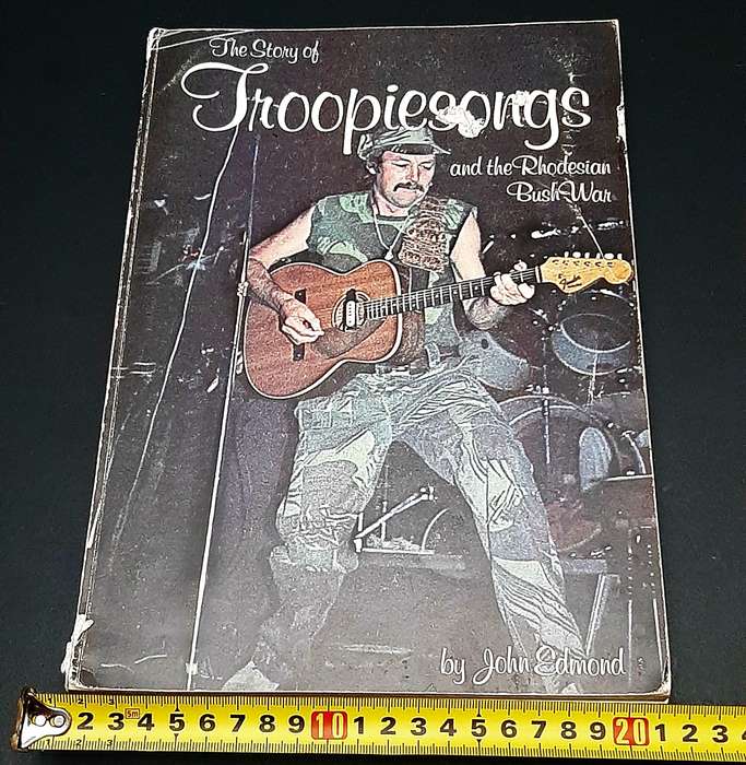 **Rhodesian Bush War: 1970s Rhodesian Armed Forces 'Troopie Songs' Music Book S/cover (USED).**