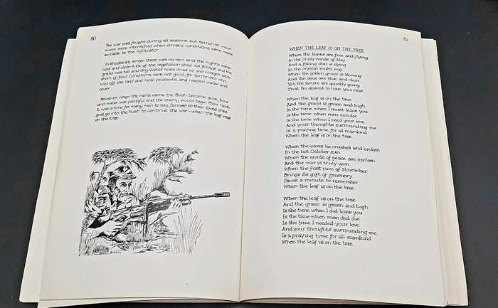 **Rhodesian Bush War: 1970s Rhodesian Armed Forces 'Troopie Songs' Music Book S/cover (USED).**