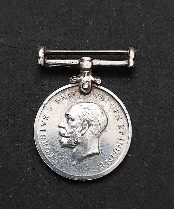 **WW1: .925 Silver Miniature British War Medal N/R (4,5g)**
