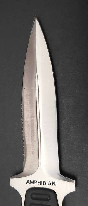 **RARE: 1990 Kershaw 'Amphibian' Diver's Knife (20cm)**