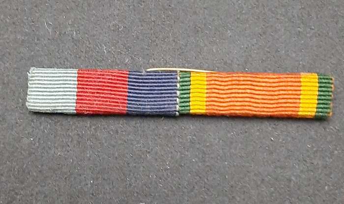 ** WW2: UDF Campaign Service Medal Bar Pin Intact ( 2 x Awards).**