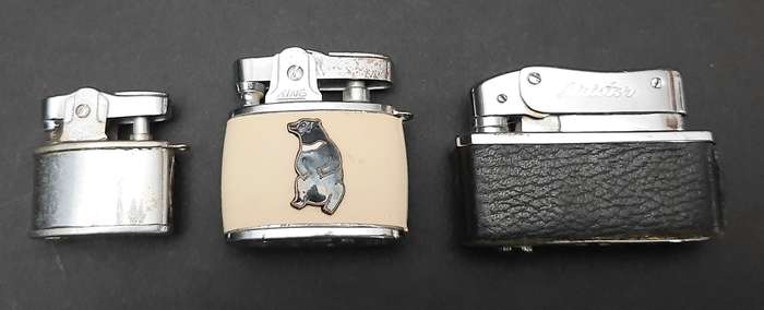 Mid-20th Century: Lot of  Japanese Miniature Cigarette Lighters UNTESTED(3 x Pcs).