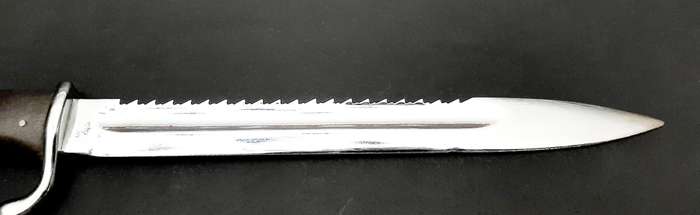 Rare WW1 German KS98 Schütztruppe Sawback Bayonet with Scabbard (1903)
