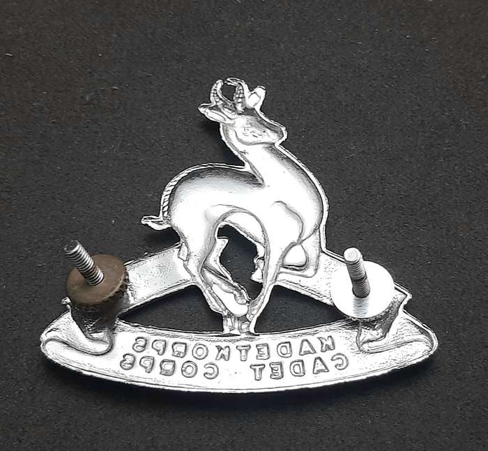 **Border War : 1980s SADF Cadet Corps Beret Badge w/ Pins #2**