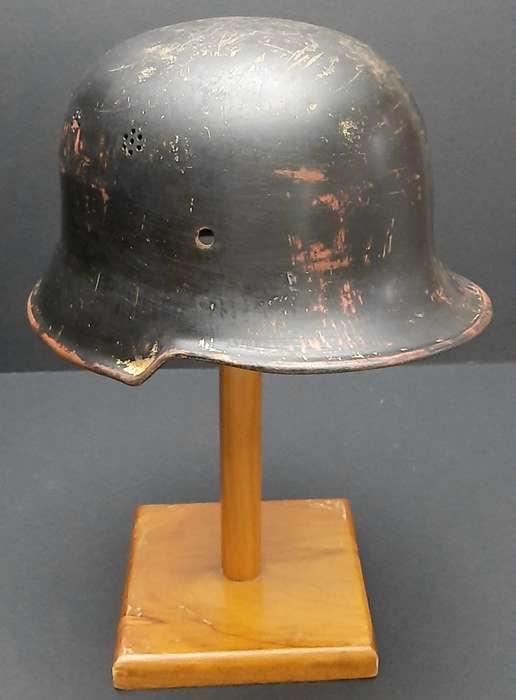 WW2 German M34 'Leichtmetall' Schützpolizei Helmet Shell (Harz)