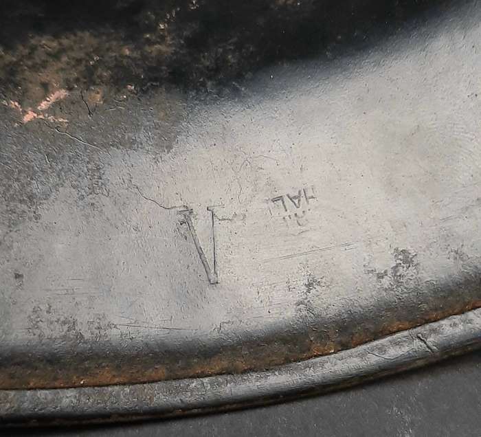 WW2 German M34 'Leichtmetall' Schützpolizei Helmet Shell (Harz)