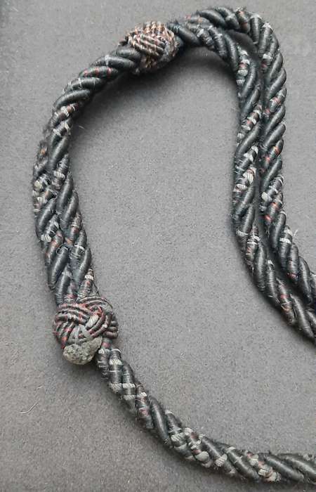 **WW2 British: King's Royal Rifle Corps R.S.M / W.O. 2 Regimental Lanyard (62cm).**