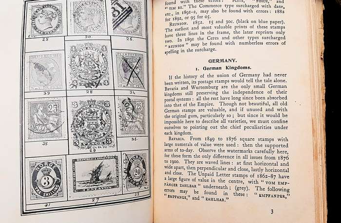 **RARE: 'Stamps Worth Finding' Philatelic H/Cover Book 1st Ed. (1904).**
