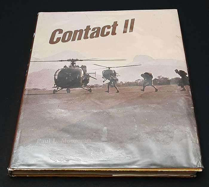RARE: Rhodesian Bush War 'Contact II' H/cover Book 1st Ed (Paul Moorcroft).