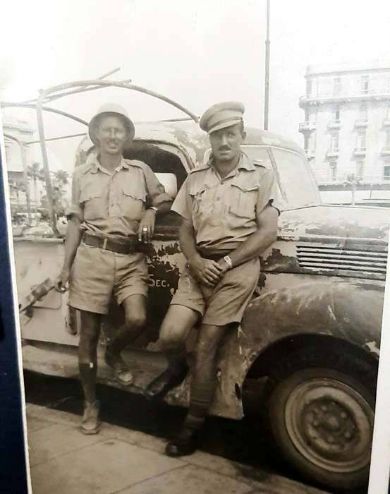 WW2: NMR 6th SA Armoured Division Egypt/ Italy B/w Photographs x4  (Inscribed).