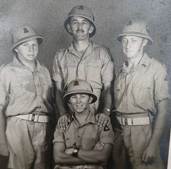 WW2: NMR 6th SA Armoured Division Egypt/ Italy B/w Photographs x4  (Inscribed).