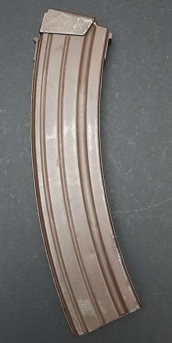 RARE: 1980s Border War - R4 / Galil Assault Rifle 50 rnd Steel Magazine (Complete).