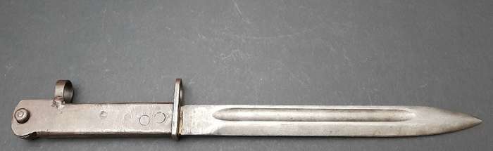 RARE: WW1  German Export M1903 Turkish Mauser 'Ersatz' Bayonet w/ Scabbard ( FN FAL Conversion).