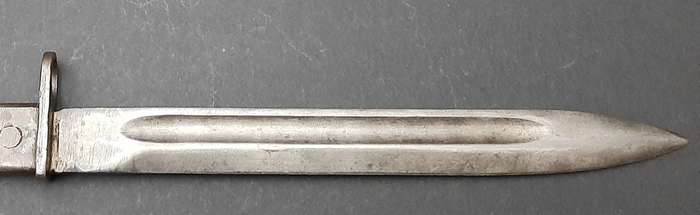 RARE: WW1  German Export M1903 Turkish Mauser 'Ersatz' Bayonet w/ Scabbard ( FN FAL Conversion).