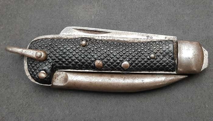 WW2 British Army 1942 Jack-Knife with Bexoid Grips by Roger's, Sheffield