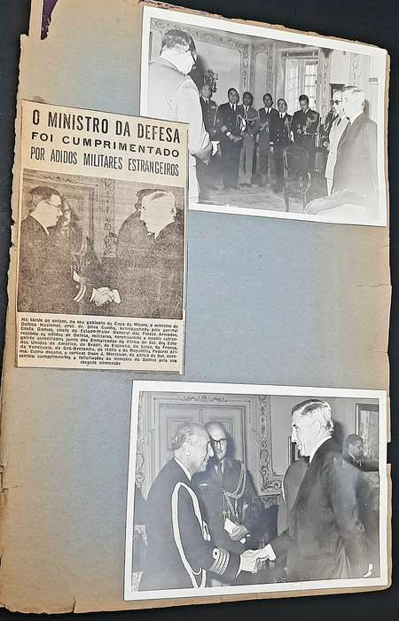 RARE: 1970s SADF Major-General Deon J. Mortimer Photo & Documentation Lot #3  ( 4 Panels D/Sided).