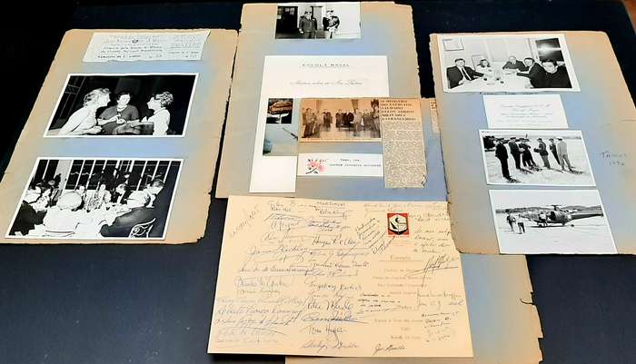 RARE: 1970s SADF Major-General Deon J. Mortimer Photo & Documentation Lot #3  ( 4 Panels D/Sided).
