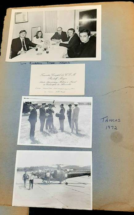 RARE: 1970s SADF Major-General Deon J. Mortimer Photo & Documentation Lot #3  ( 4 Panels D/Sided).