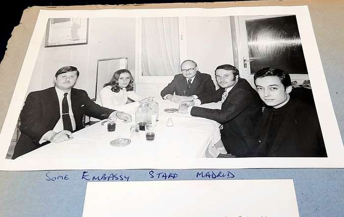 RARE: 1970s SADF Major-General Deon J. Mortimer Photo & Documentation Lot #3  ( 4 Panels D/Sided).