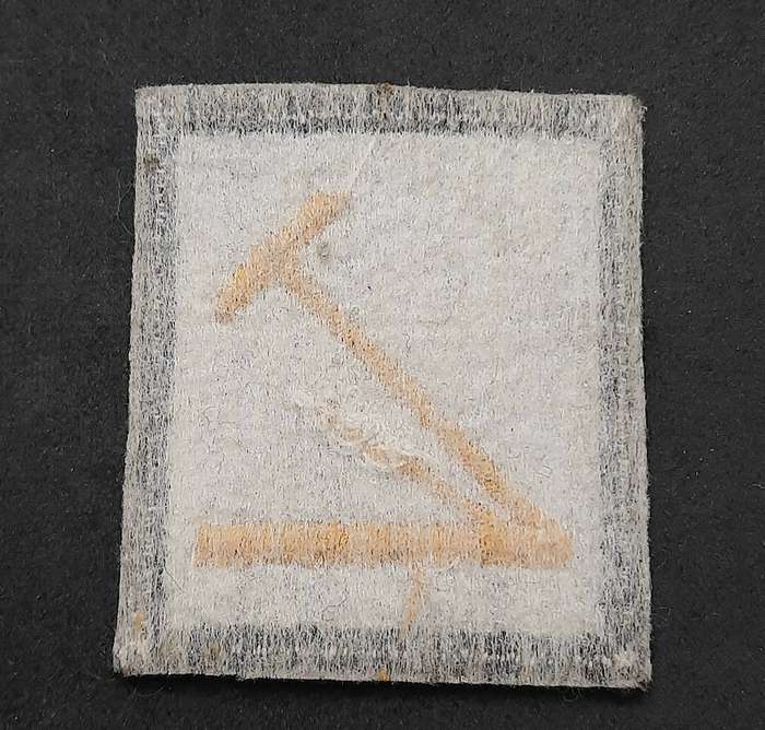 Border War: 1980s SA Navy Working Dress ' Driver ' Qualification Embroidered Badge .