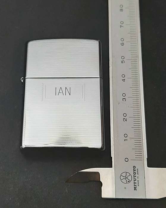 CUSTOMISED: U.S. Zippo Stainless Steel Unused Gas Lighter Box Set ( 3 Pcs)