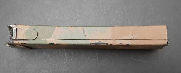 Early 1990s : ABS-ISD / Internal Stability Unit - Custom Camouflage 30 Rd Steel R5 Magazine #1