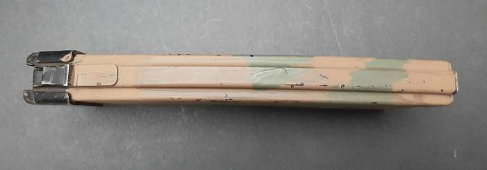 Early 1990s : ABS-ISD / Internal Stability Unit - Custom Camouflage 30 Rd Steel R5 Magazine #1
