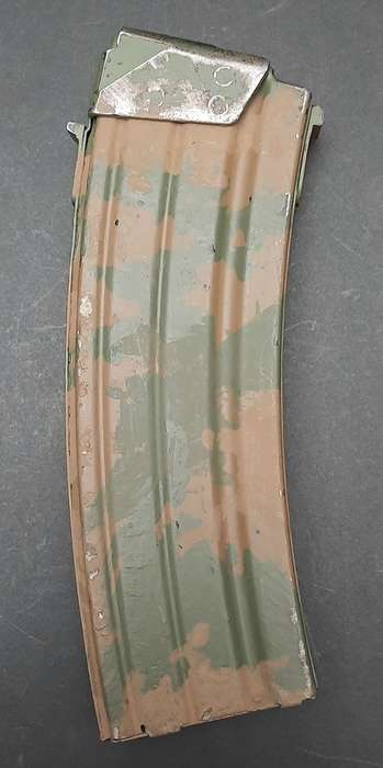 Early 1990s : ABS-ISD / Internal Stability Unit - Custom Camouflage 30 Rd Steel R5 Magazine #2