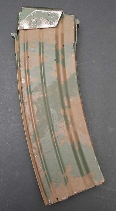 Early 1990s : ABS-ISD / Internal Stability Unit - Custom Camouflage 30 Rd Steel R5 Magazine #2
