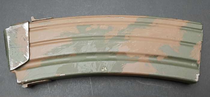 Early 1990s : ABS-ISD / Internal Stability Unit - Custom Camouflage 30 Rd Steel R5 Magazine #2