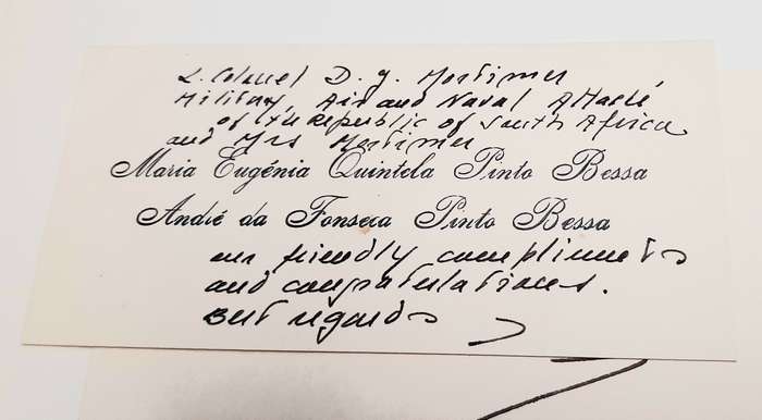 RARE: 1970s SADF Major-General Deon J. Mortimer Letter &  Documentation Lot #4  ( 5 Pcs D/Sided).