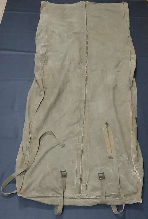 RARE: 1969 SADF Officer's Green Bedding Roll w/ Zipper & Wool Lining (SPJ & Union Marked)