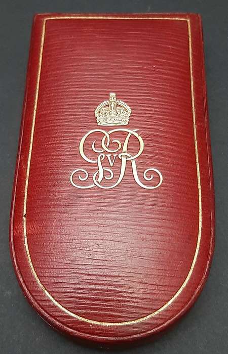 925 Silver Commemorative Medal w/ Silk Ribbon & Presentation Case