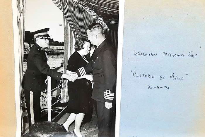 **RARE: 1970s SADF General Deon J. Mortimer Photograph & Documentation D/sided Panels Lot# 5 .**