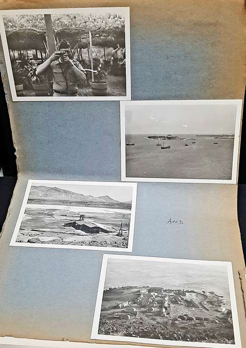 **RARE: 1970s SADF General Deon J. Mortimer Photograph & Documentation D/sided Panels Lot# 5 .**