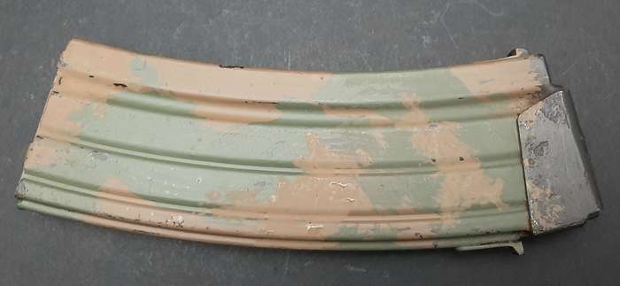 Early 1990s: ABS-ISD 2nd Patt. Camouflage R4/ R5  Steel 30 Rnd Magazine #3.