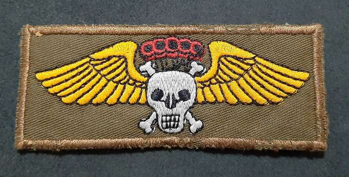 RARE: 1980s SADF- Unofficial 44 Parachute Brig. Test Jumpers Association Qualification Wing.