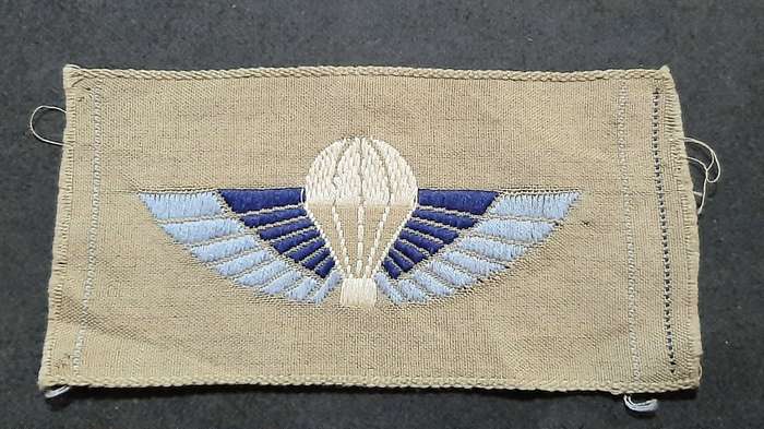 RARE: 1990s Australian S.A.S Embroidered Summer Dress Parachute Wing.