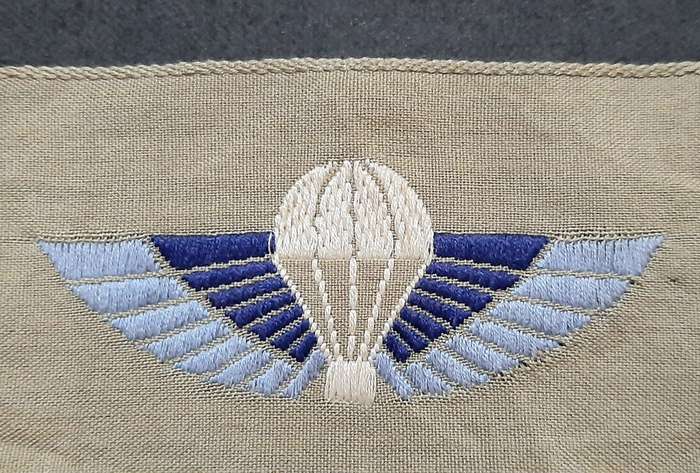 RARE: 1990s Australian S.A.S Embroidered Summer Dress Parachute Wing.