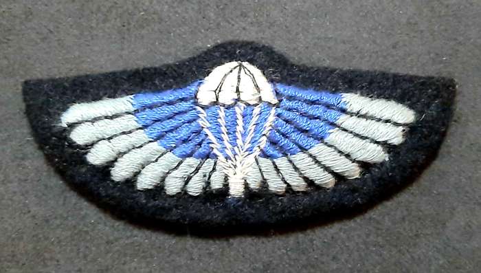 RARE: 1980s British S.A.S Padded Embroidered Parachute Qualification Wing.